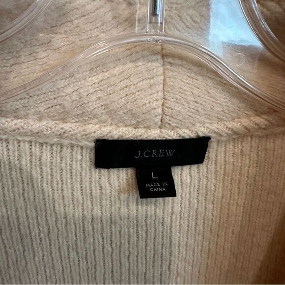 J.Crew | L | ivory Cocoon Sweater Blazer - Picture 9 of 12